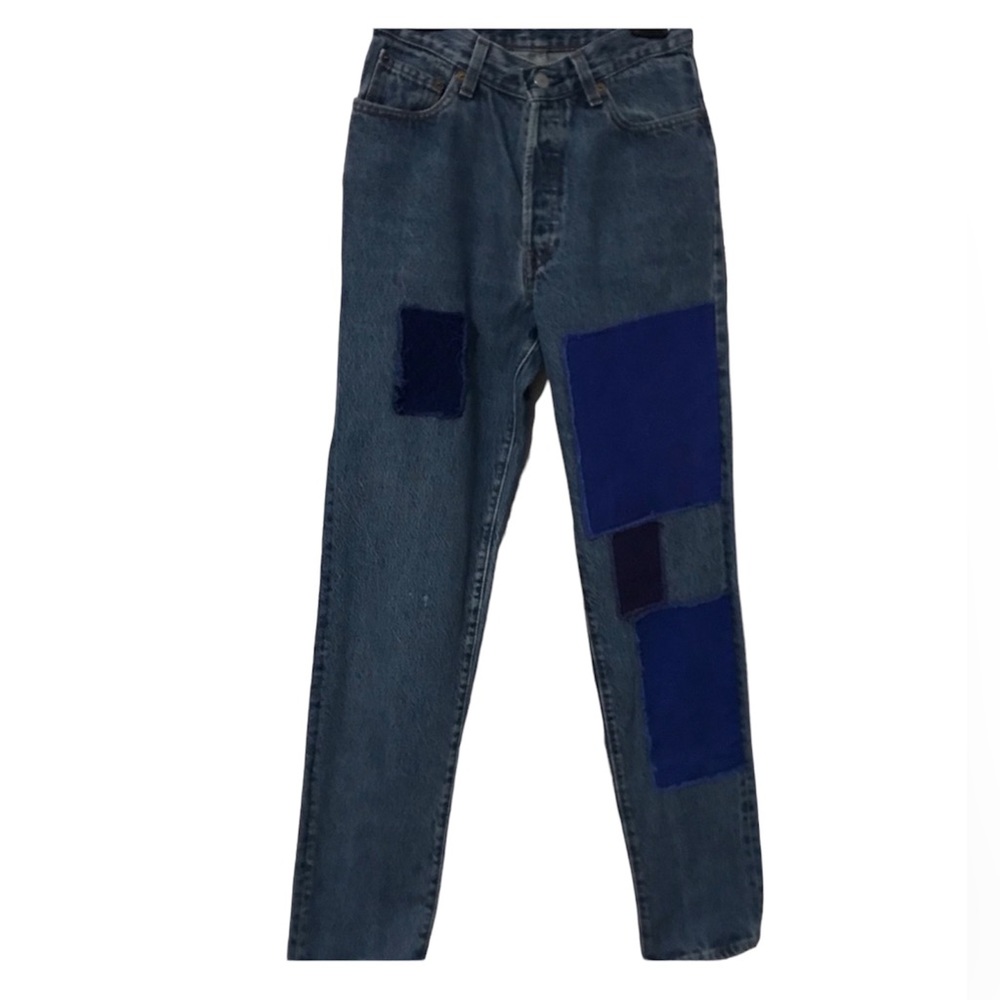 VINTAGE 501 LEVIS PATCHWORK JEANS